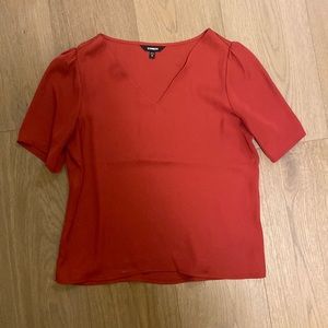 Express classic v neck work blouse